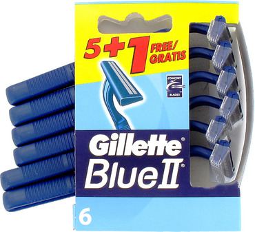 Jednorazowe Razor Blue II 6 szt