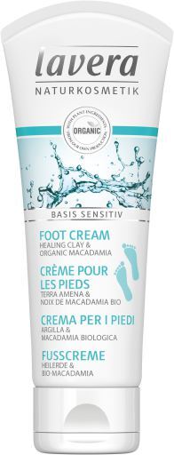 Foot cream basis sensitive, with macadamia oil and clay 75 ml