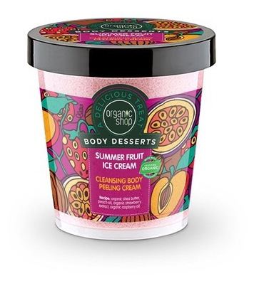 Summer Fruit Ice Cream Oczyszczający krem peelingujący do ciała