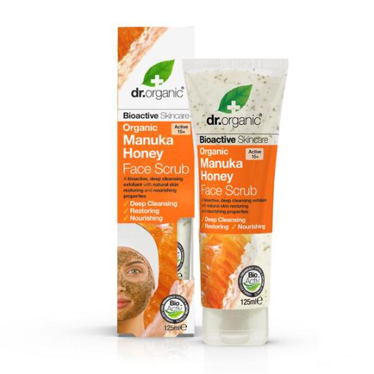 Peeling do twarzy z miodem Manuka 125 ml