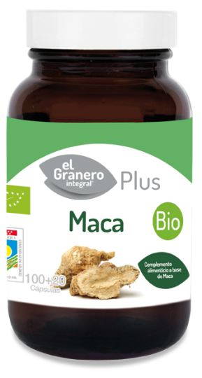 Maca bio 100 + 20 kapsułek