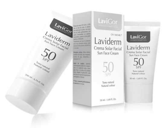 Laviderm SPF 50 Facial Solar Cream Tube 50 ml