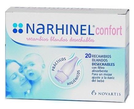 Aspirator nosowy Narhinel Comfort 10 Zapasowy miękki jednorazowy