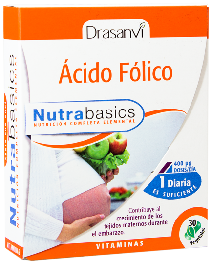 Nutrabasics - Folic Acid 30 Capsules