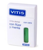 Vitis Dental Tape z fluorem i miętą 2x50 ml