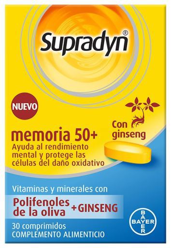 Supradyn Memory 50+ 30 tabletek