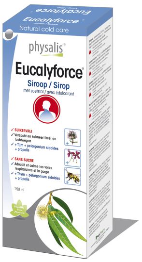 Syrop bez cukru Eucalyforce 150 ml