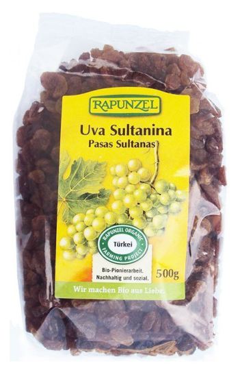 Ekologiczne rodzynki Sultanas 500 gr