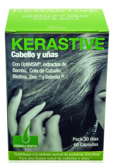 Kerastive Hair Nails Vegetal 60 kapsułek