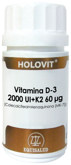 Holovit Vitamin D3 2000 IU + K2 60 Ag 50 Cap