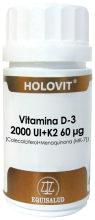 Holovit Vitamin D3 2000 IU + K2 60 Ag 50 Cap