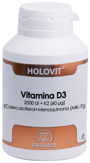 Holovit Vitamin D3 2000 IU + K2 60 Ág 180 Cap