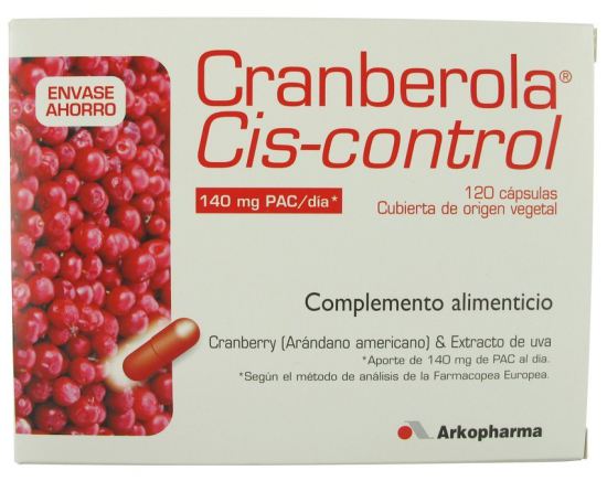 Cranberola Cis-Control 140 mg 120 kapsułek