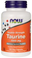 Tauryna 1000 mg Double Strength 100 Veggie Capsules