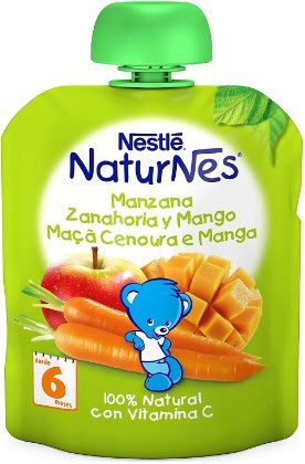 Torba Naturnes Apple Marchewka Mango 6 miesięcy 90gr