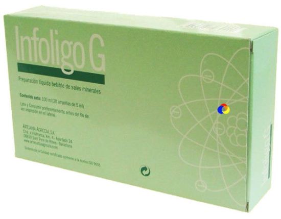 Infoligo-G Cu, mg, mn, zn, au 20 fiolek