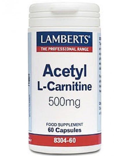 Acetyl L Karnityna 500 mg HCL