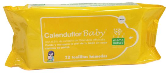 Chusteczki nawilżane CalenduflorBaby 72 sztuki