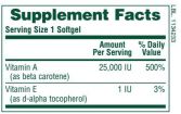 Naturalny beta karoten - 90 kapsułek