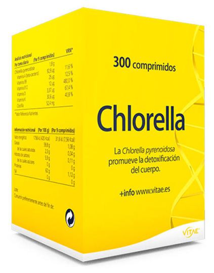 Chlorella suplement diety 200 miligramów 300 tabletek