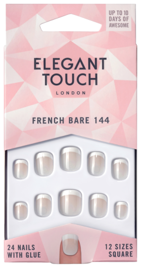 French Bare 144 False Nails 24 sztuki