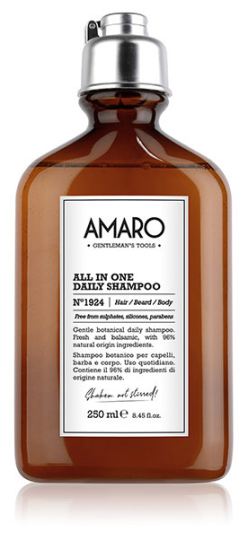 Amaro All in One Daily Shampoo n1924 włosy / broda / ciało 250 ml