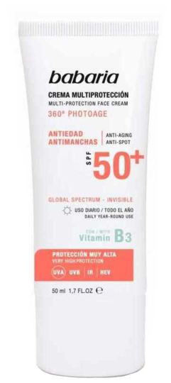 Krem przeciwsłoneczny Spf 50 + Anti-Aging 50 ml