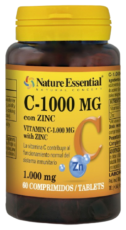 Witamina C + Cynk 1000 mg 60 tabletek