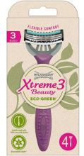 Golarka Xtreme 3 Eco green Woman 4 sztuki