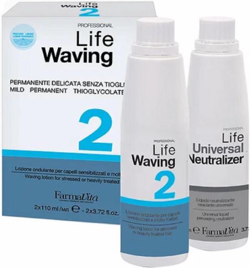 Zestaw Life Wavin Delikatna balsam do włosów do włosów 110 ml + 1 sztuka