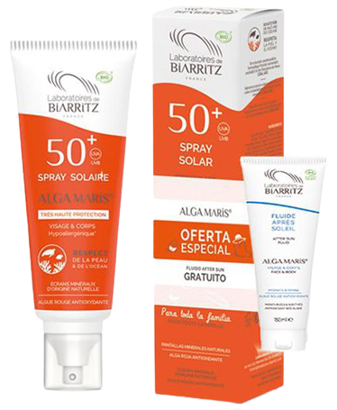 Solar Spray Face &amp; Body Spf50 + 150 ml + Aftersun 30 ml